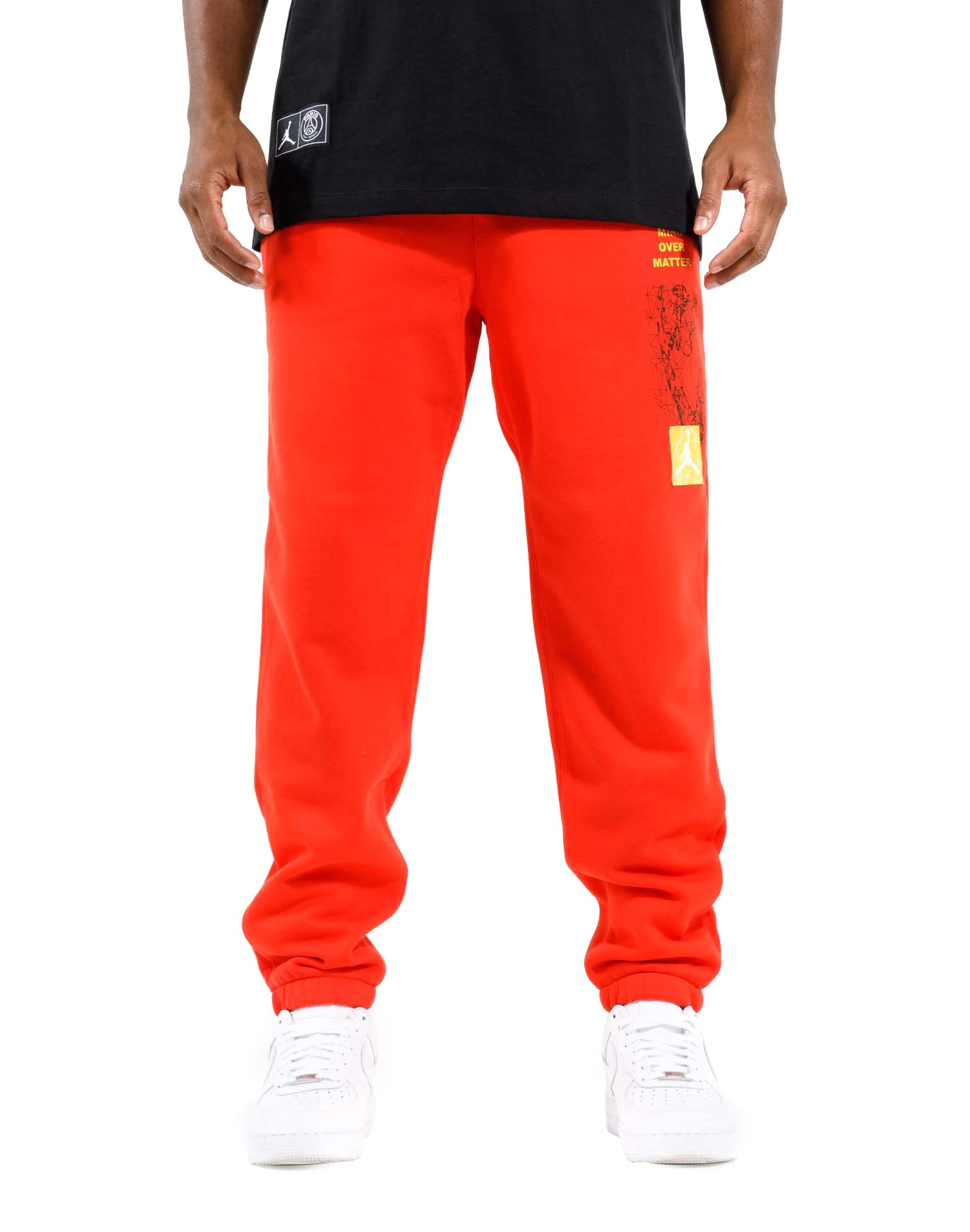 Jordan Men's Red Essentials Mountainside Graphic Pants - Comfortable Athletic Joggers for Running, Gym & Casual Wear