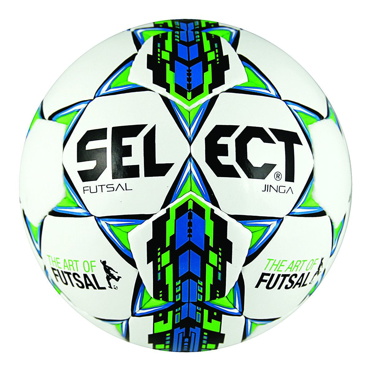 Select Sport Jinga Futsal Ball - Official Size & Weight Indoor Soccer Ball - Perfect for Training, Games & Tournaments - White