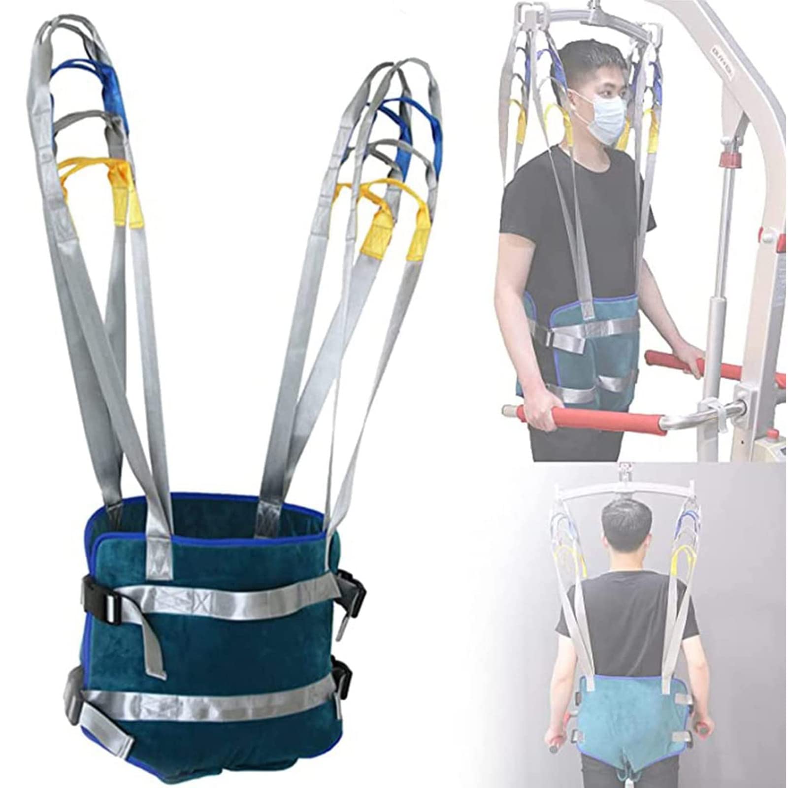 Lift Medical Slings - Adjustable Patient Lift Assist Belt for Rehabilitation, Bariatric, Nursing, Elderly & Disabled Care - Heavy Duty Gait Belt for Safe Patient Transfer - Ideal for Home Care, Hospitals & Physical Therapy