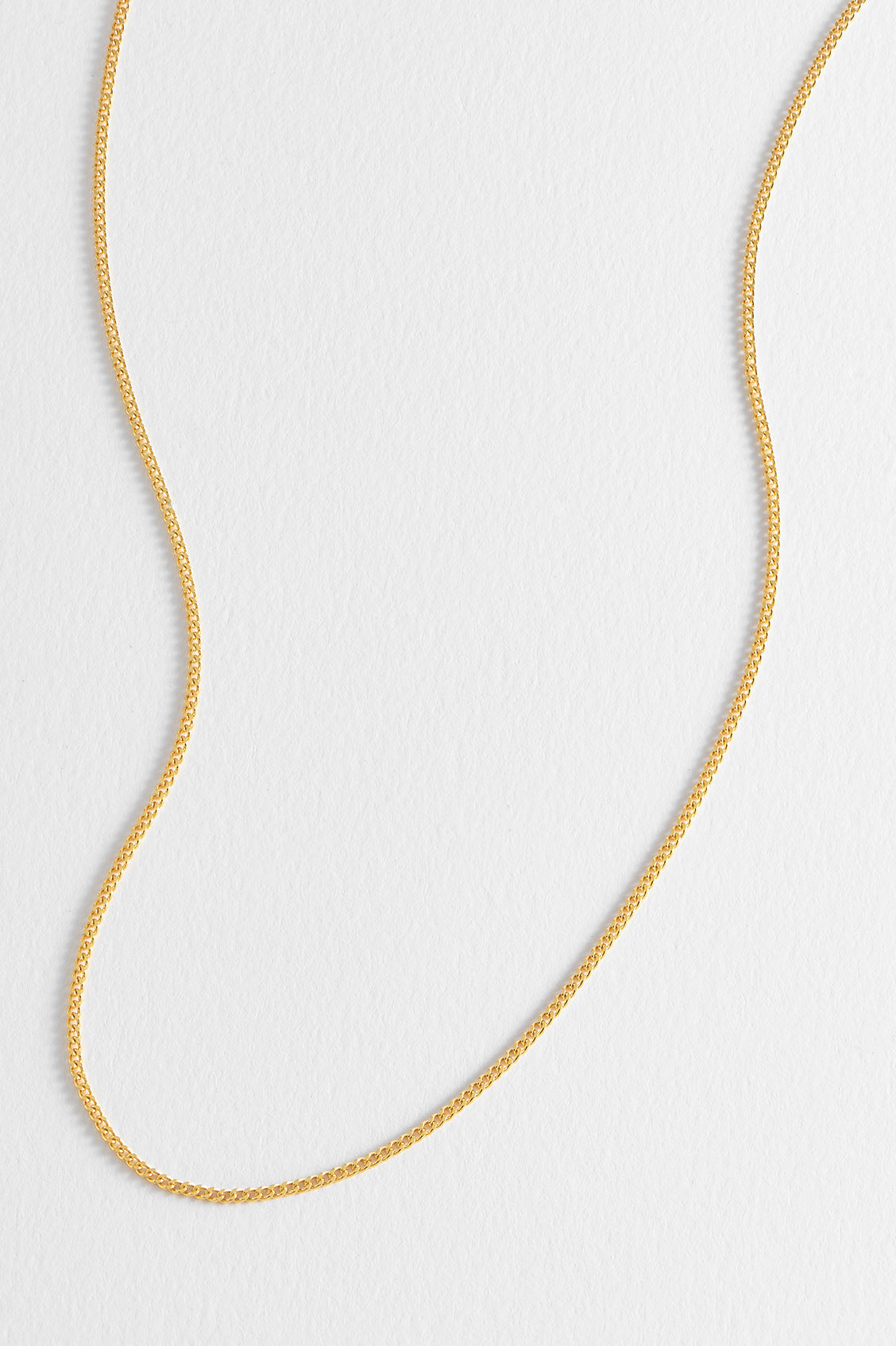 18K Gold Plated Curb Chain Necklace for Women - Elegant Cuban Link Choker | Perfect for Layering, Gift Giving & Everyday Wear