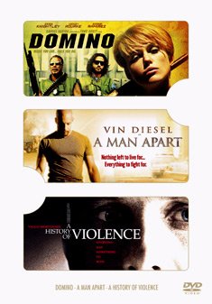 Domino, A Man Apart, A History of Violence - Action-Packed Movie Trilogy for Thriller Lovers | Perfect for Movie Nights & Film Collections