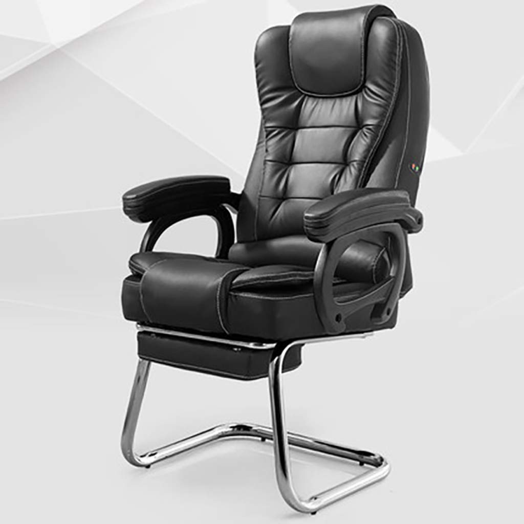 Ergonomic Office Chair with Footrest - Adjustable Reclining Computer Desk Chair for Home & Office, Massage Seat Executive Chair in Brown - Perfect for Long Work Hours, Gaming & Relaxation