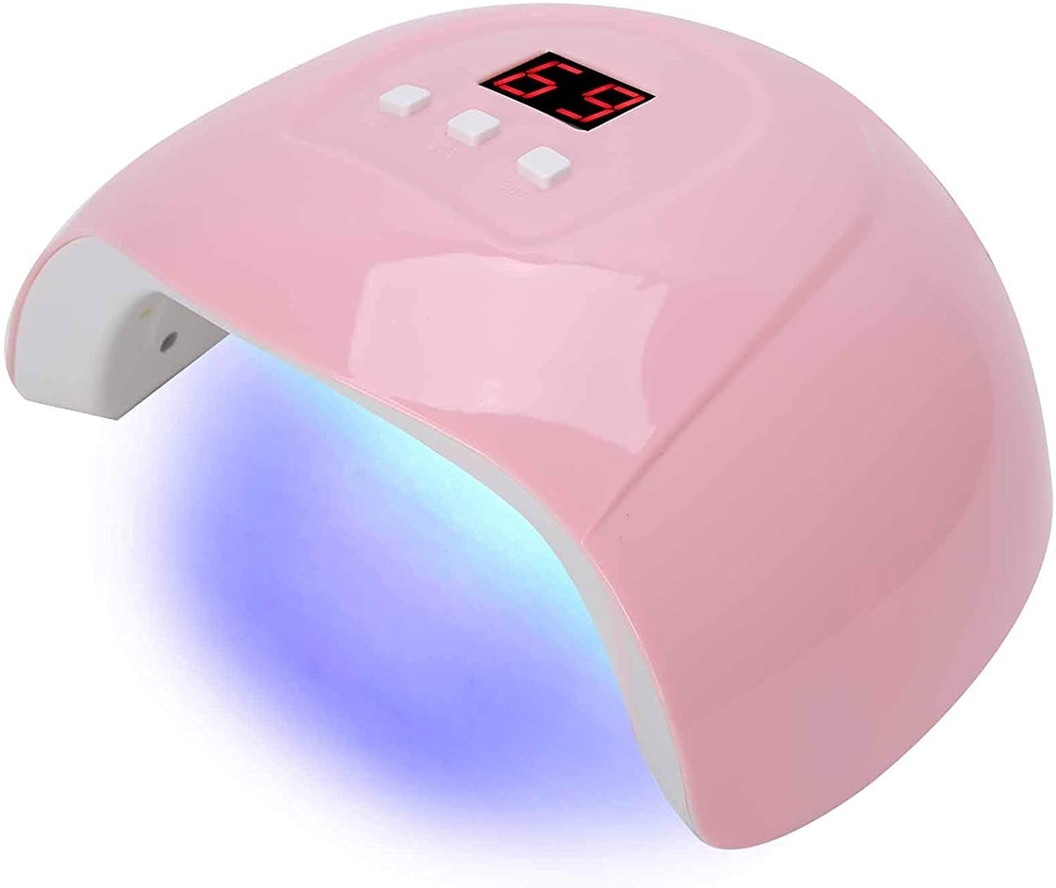 XMING 54W LED Nail Gel Curing Light with 3 Timer Settings - USB UV Nail Polish Dryer Machine for Professional & Home Manicures - Perfect for Gel Polish Curing, Nail Art & DIY Nail Care