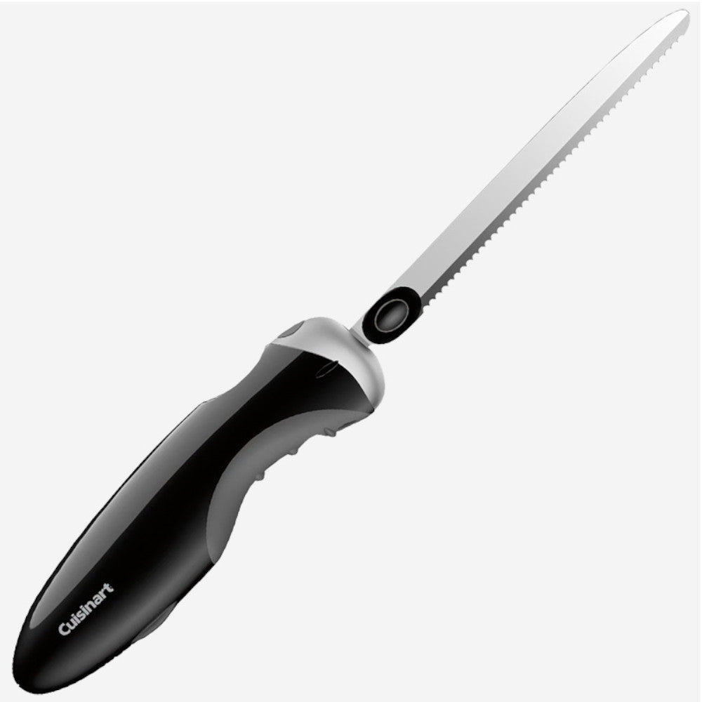 Cuisinart CEK-30C Electric Knife with Stainless Steel Blades - Perfect for Carving Roasts, Turkey, Ham & Bread - Ideal for Holiday Dinners & Family Gatherings