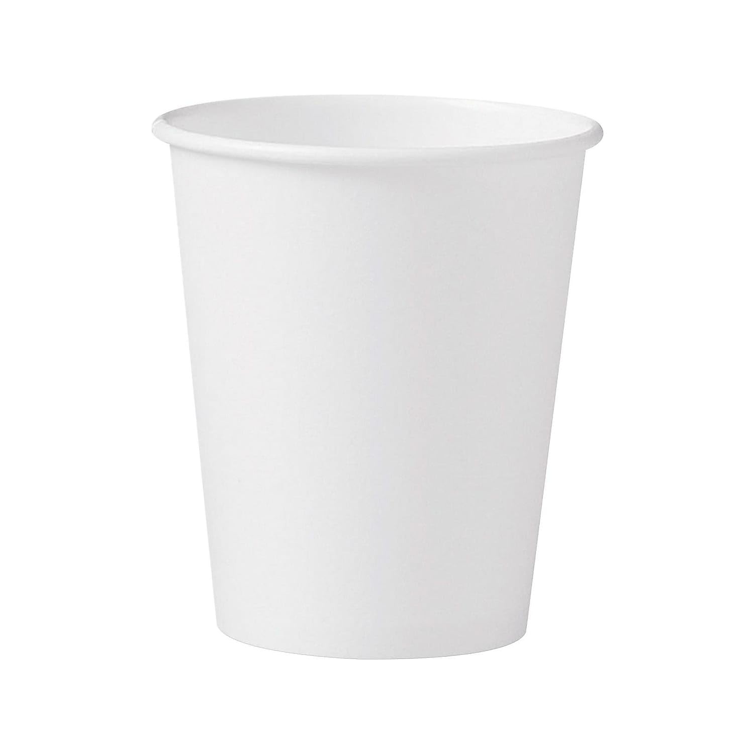 Solo 370W-2050 10 oz White SSP Paper Hot Cups - Case of 1000 Disposable Coffee Cups for Office, Cafes & Restaurants - Eco-Friendly To-Go Drink Containers