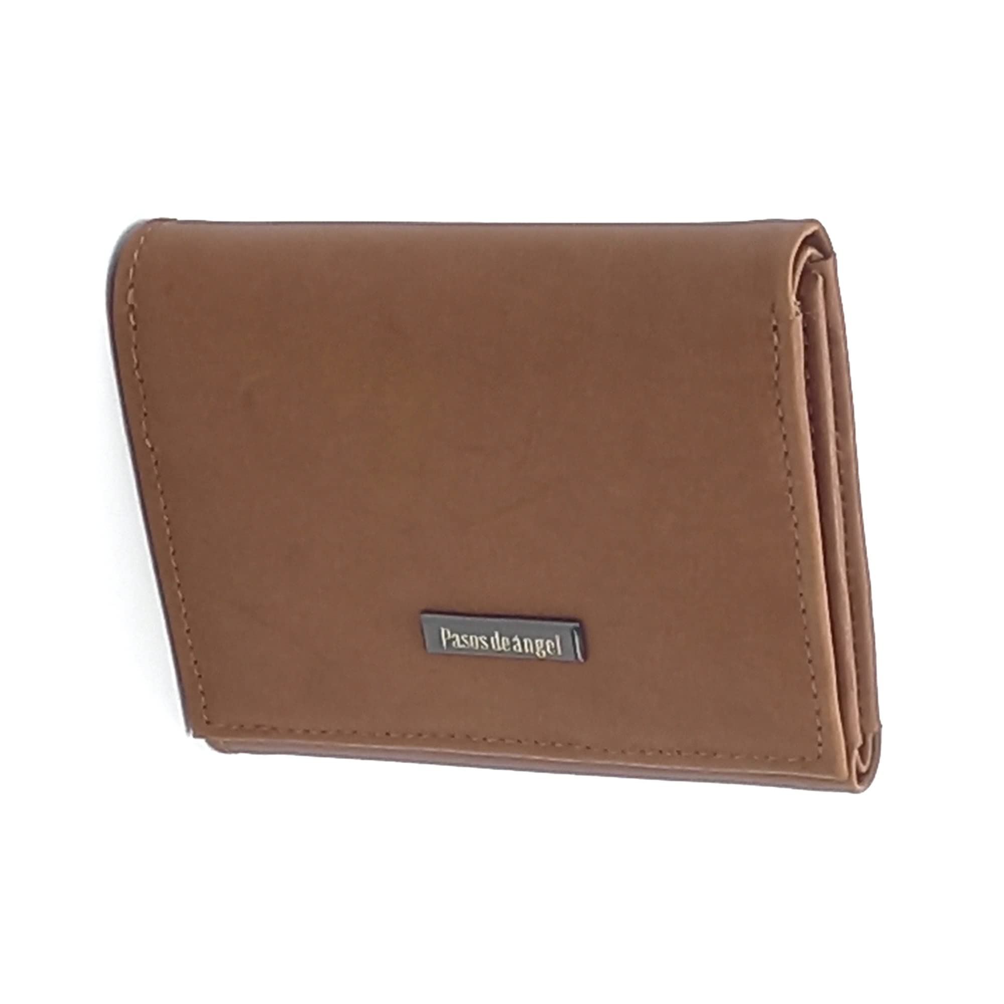 Anti RFID Brown Nappa Leather Fold Wallet for Women - Slim RFID Blocking Bifold Wallet with Card Slots & Cash Pocket - Perfect for Travel, Shopping & Everyday Use