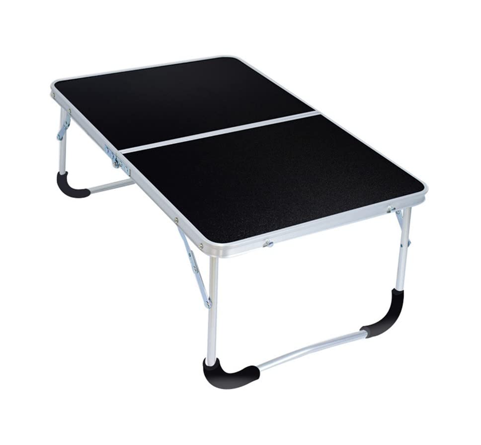CennLim Portable Folding Table - Lightweight Adjustable Laptop Desk for Outdoor Camping, Picnic, Travel & Home Office (Black) - Perfect for Work, Study & Dining Anywhere
