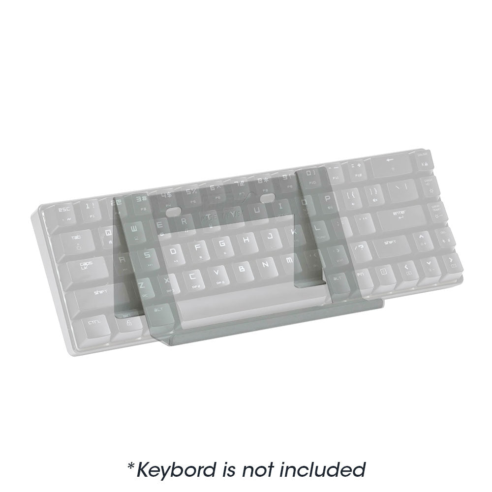 HIDEit Under Desk Keyboard Mount - Black | Space-Saving Organizer for Home & Office | Perfect for Gaming, Typing & Workspace Setup