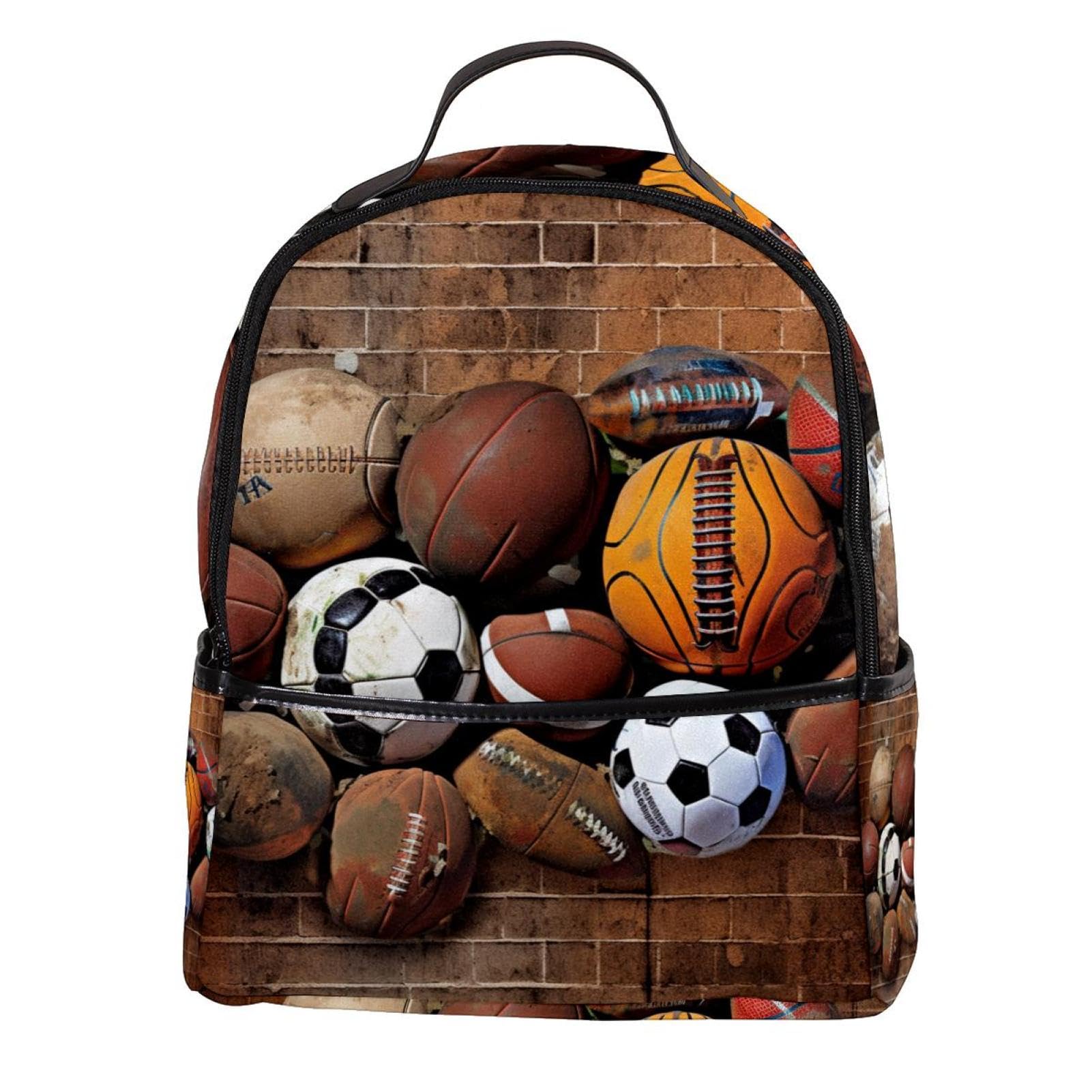 Stylish Unisex Travel Backpack for Women & Men - Durable Sports Backpack for Basketball, Football, Baseball - Perfect for Gym, School, Hiking & Daily Commute
