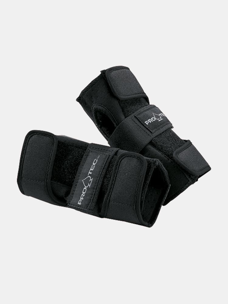 Protec Street Wrist Guards - Black - Protective Skateboard & Rollerblade Wrist Support for Extreme Sports & Outdoor Activities