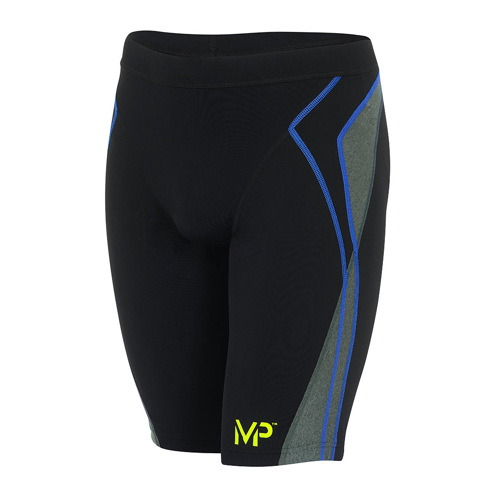 Aqua Sphere Leyo Jammer Swimwear - Black/Royal Blue - Competition Swim Jammer for Men - Perfect for Lap Swimming, Swim Training & Water Sports (Size SM 261 0142)