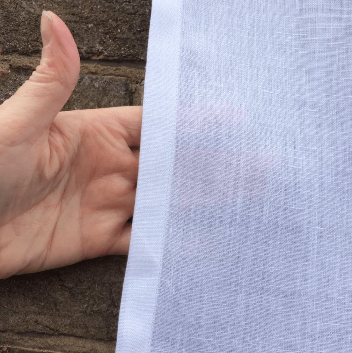 Premium 100% French Linen Fabric by the Yard - Natural, Breathable & Durable for DIY Home Decor, Upholstery, and Clothing Projects