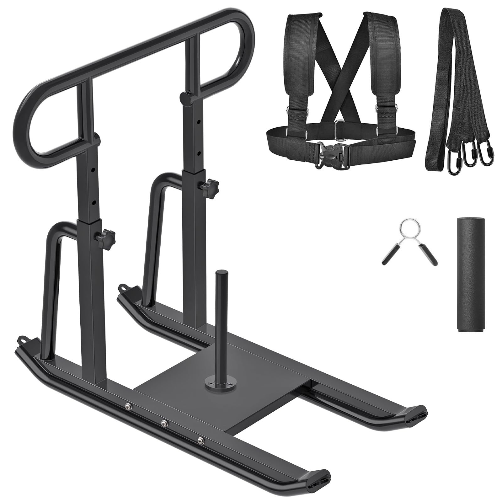 Kipika Heavy-Duty Weight Sled for Strength Training - Speed & Power Fitness Equipment with 1