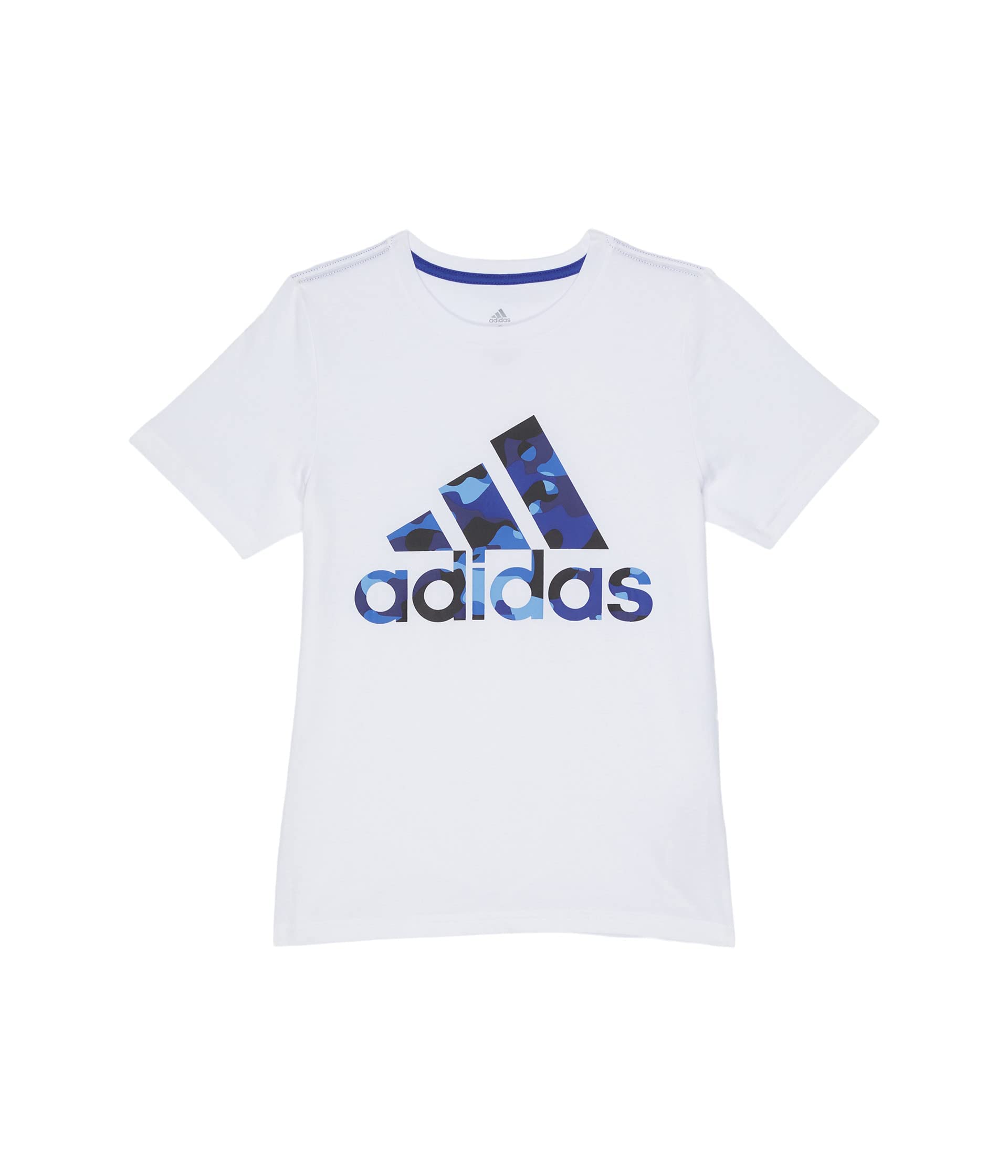 Adidas Boys' Short Sleeve Tiger Camo Cotton T-Shirt - Comfortable Casual Tee for Kids, School, Play & Everyday Wear