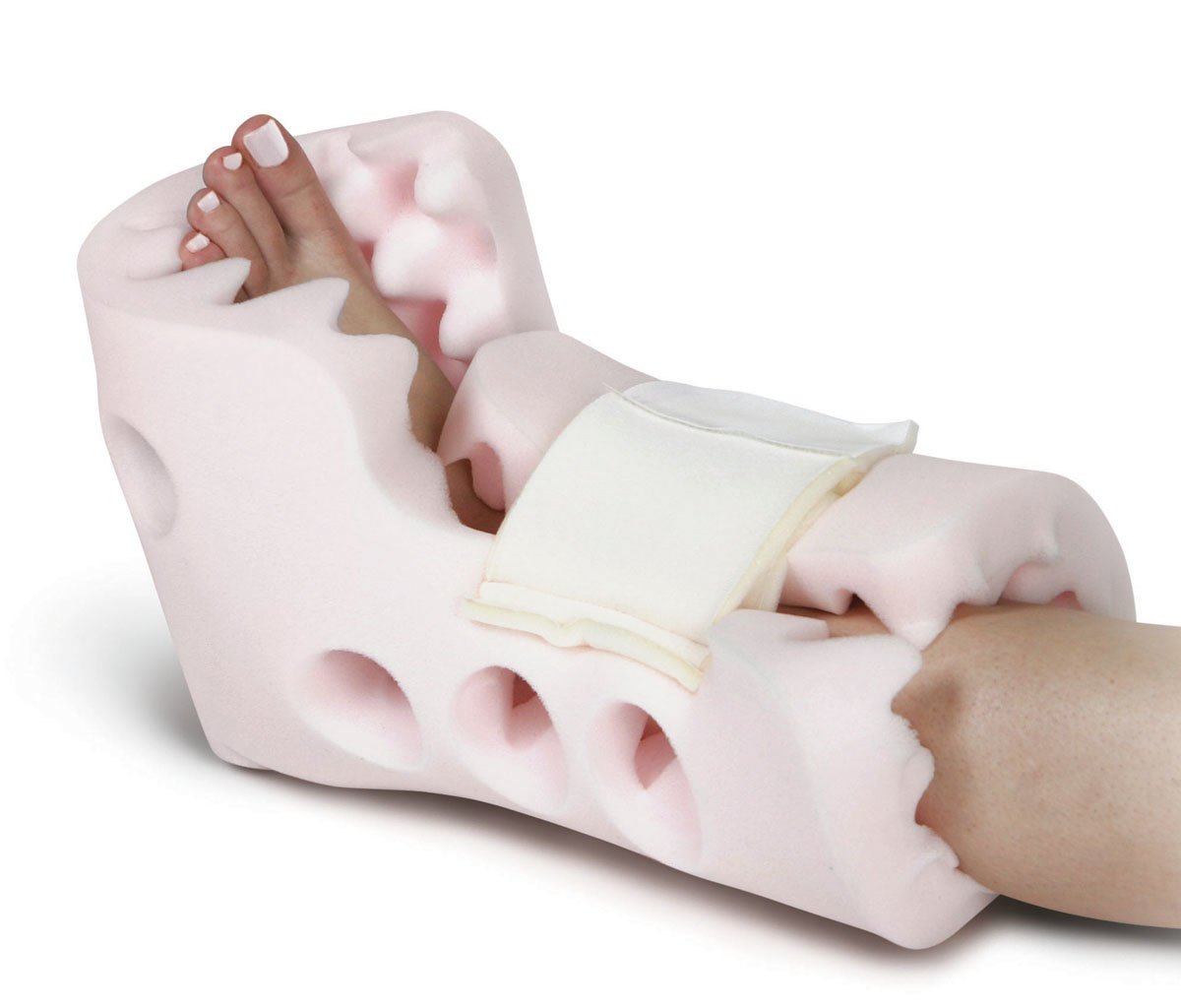 Medline Convoluted Foam Heel Boot for Pressure Relief & Comfortable Recovery Support - 1 Pair - Ideal for Post-Surgery, Diabetic Foot Care & Pressure Sore Prevention