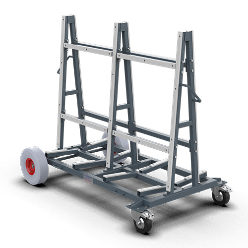 Abaco QLI Double-Sided Slab Buggy - Heavy-Duty Concrete Wheelbarrow for Construction & Landscaping | Perfect for Transporting Bricks, Rocks & Building Materials