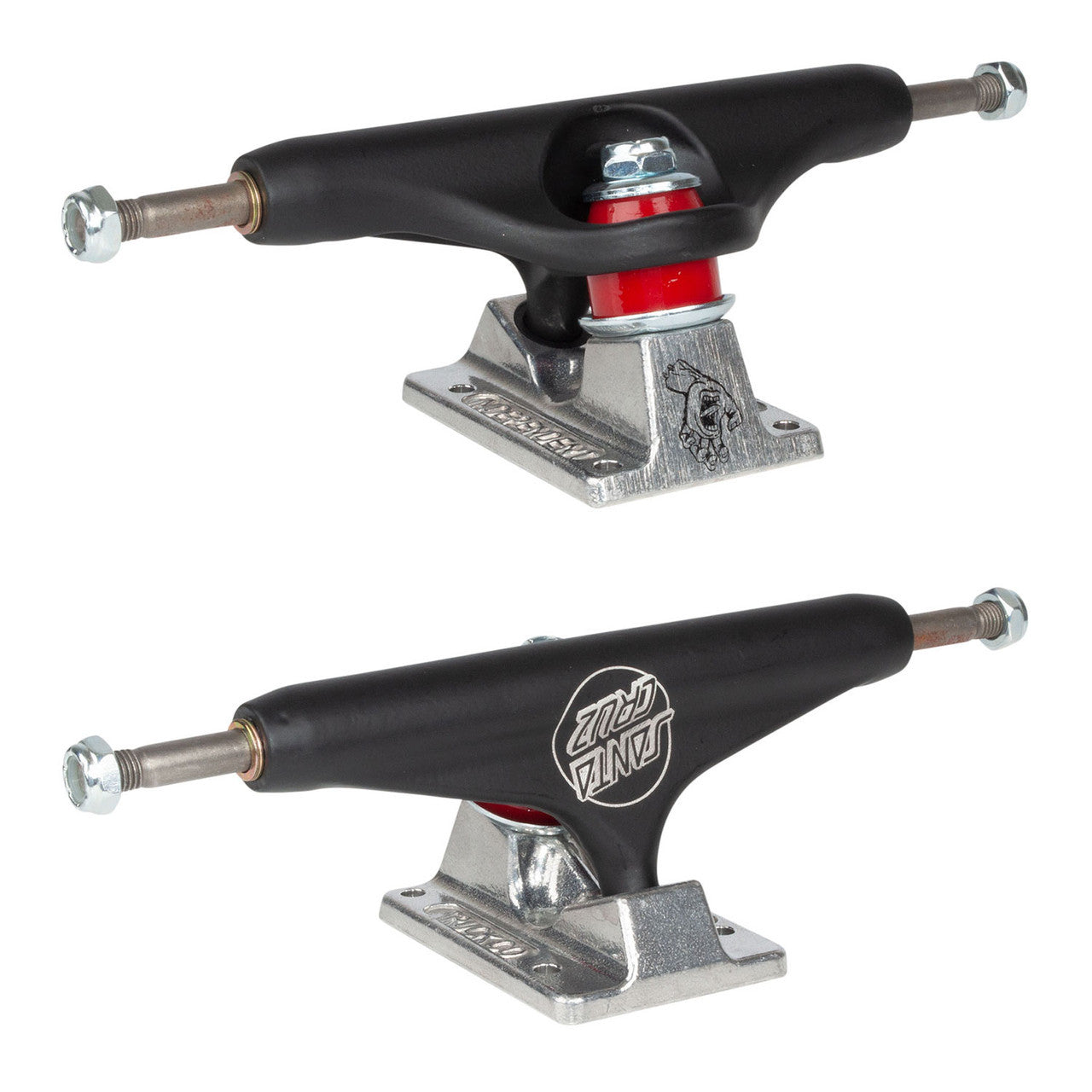 Santa Cruz Black Silver Skateboard Trucks - 149mm STG 11 - High Performance Skateboard Parts for Street & Park Riding