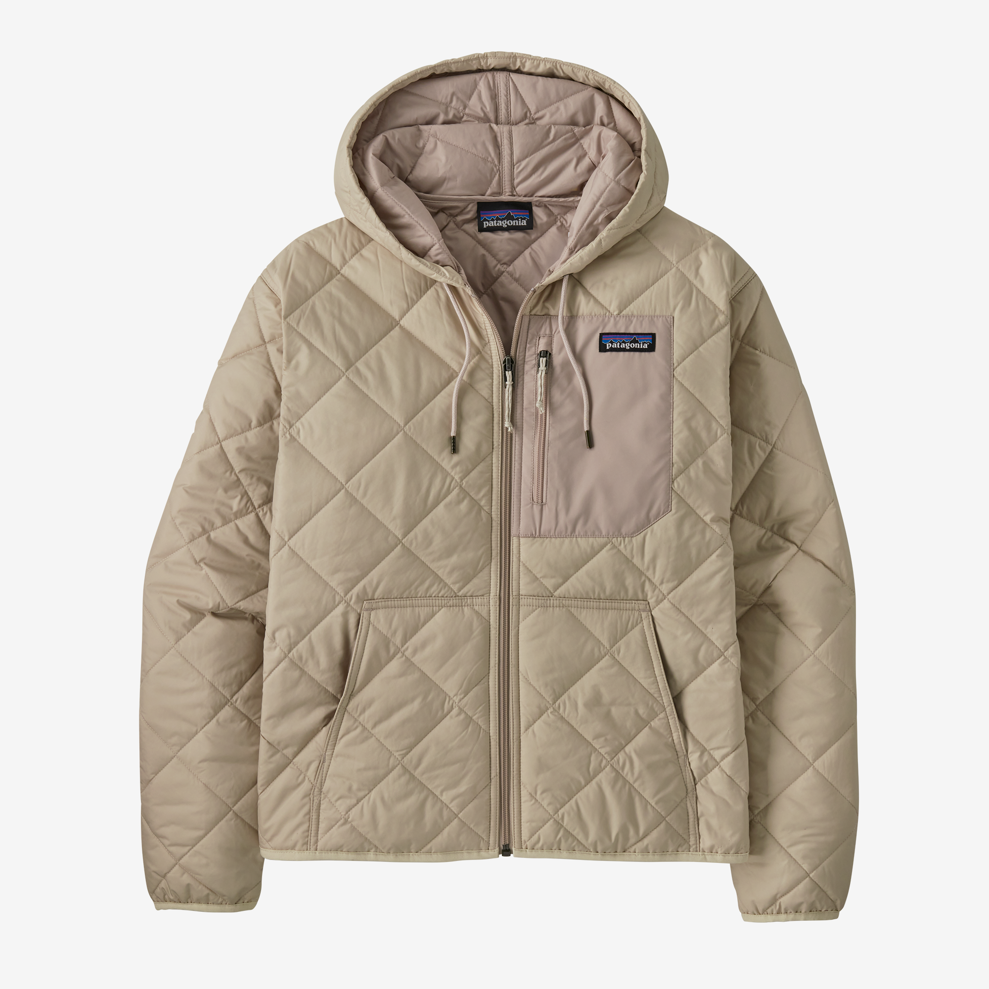 Women's Diamond Quilted Bomber Hooded Jacket - Stylish Winter Outerwear for Casual Wear & Street Fashion