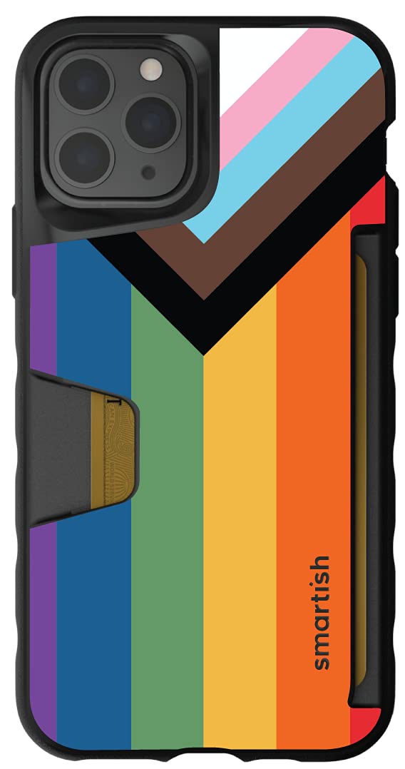 Smartish Progress Slim Protective Wallet Case for iPhone 11 Pro - Credit Card Holder & Phone Cover (Wallet Slayer Vol 1) - Perfect for Everyday Use, Travel & Business Meetings