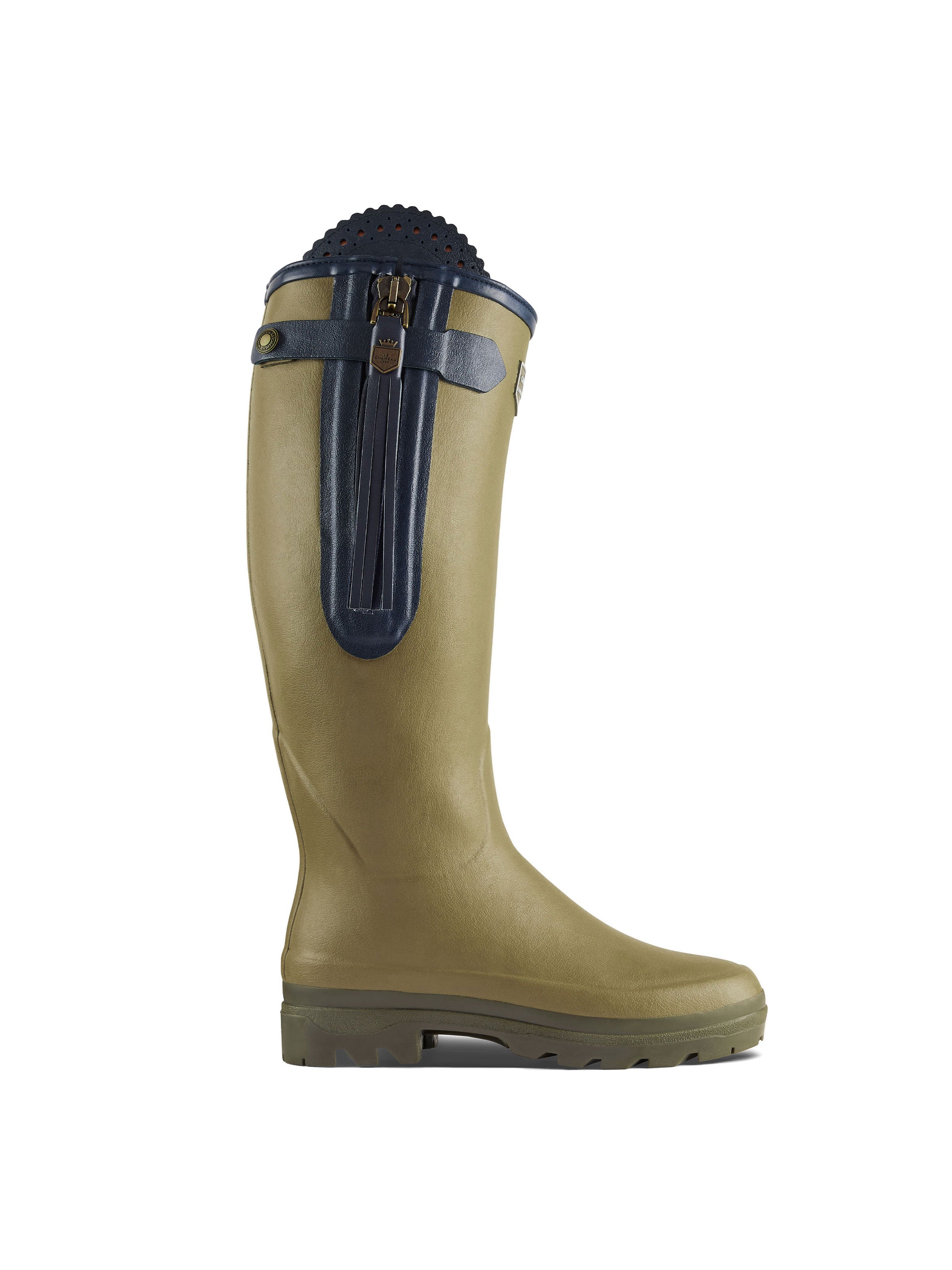 L'Alliance Neoprene Lined Wellington Boots for Men & Women - Waterproof Rubber Rain Boots with Comfortable Sporting Fit (Vert Vierzon Green) - Perfect for Gardening, Farming, and Outdoor Activities