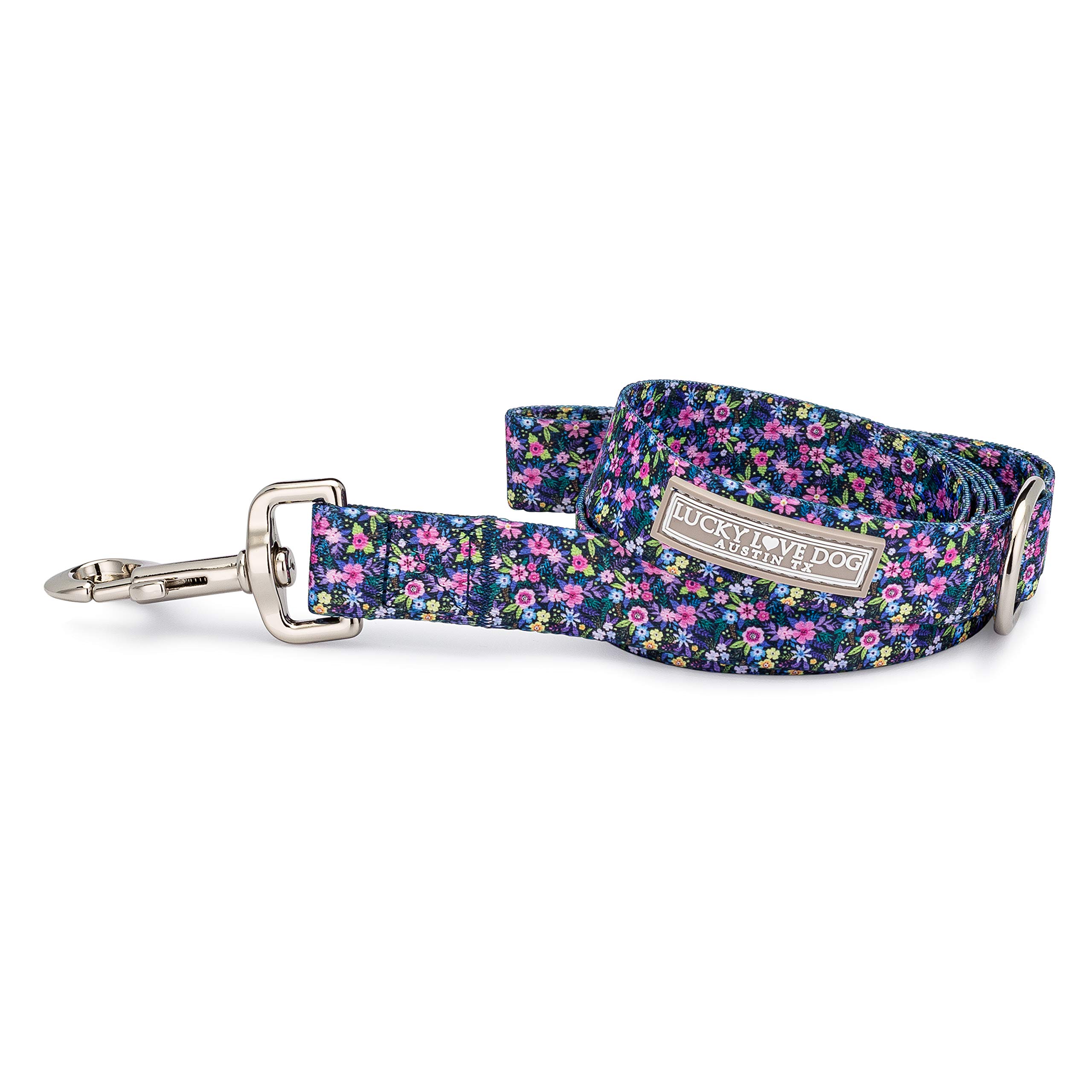 Lucky Love Dog Leash - Premium Durable Pet Leash with Vivid Floral Patterns (Primrose, Small) - Perfect for Small Dogs, Daily Walks & Outdoor Adventures