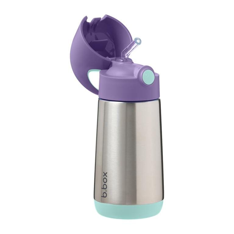 350ml Insulated Stainless Steel Water Bottle - Leak Proof, BPA Free, Keeps Drinks Hot/Cold for 24 Hours - Perfect for Gym, Hiking, Office & Travel - Lilac Pop Color