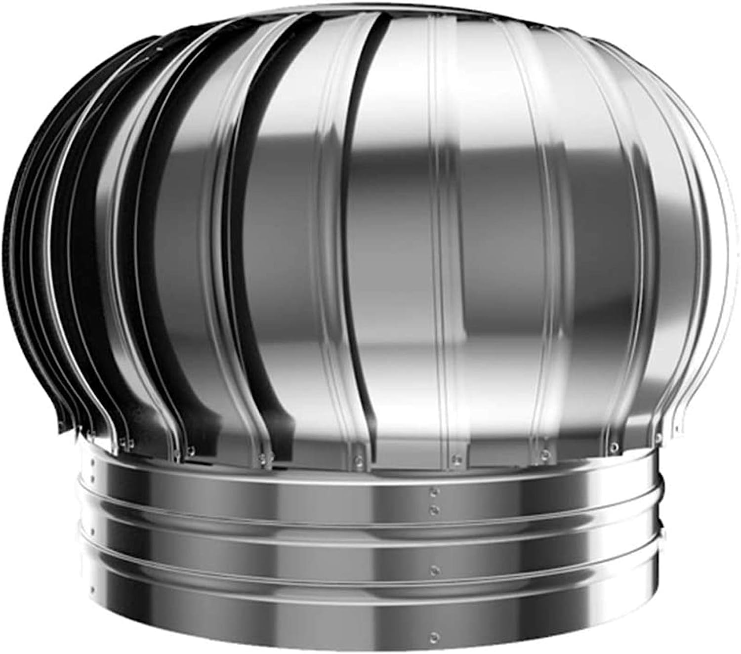 CBBL 160mm Stainless Steel Rotating Chimney Cowl - Anti-Downdraught Vent Spinner for Chimneys, Exhaust Vents & Pots | Weatherproof Roof Ventilation Solution for Homes & Outdoor Buildings