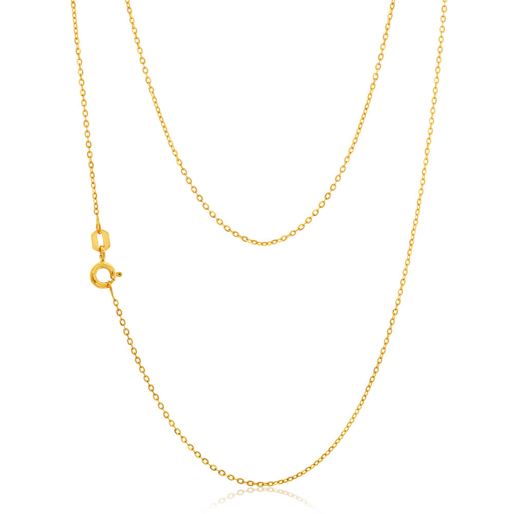 9ct Yellow Gold Chain for Women - Elegant & Durable Jewelry for Everyday Wear, Gifts & Special Occasions