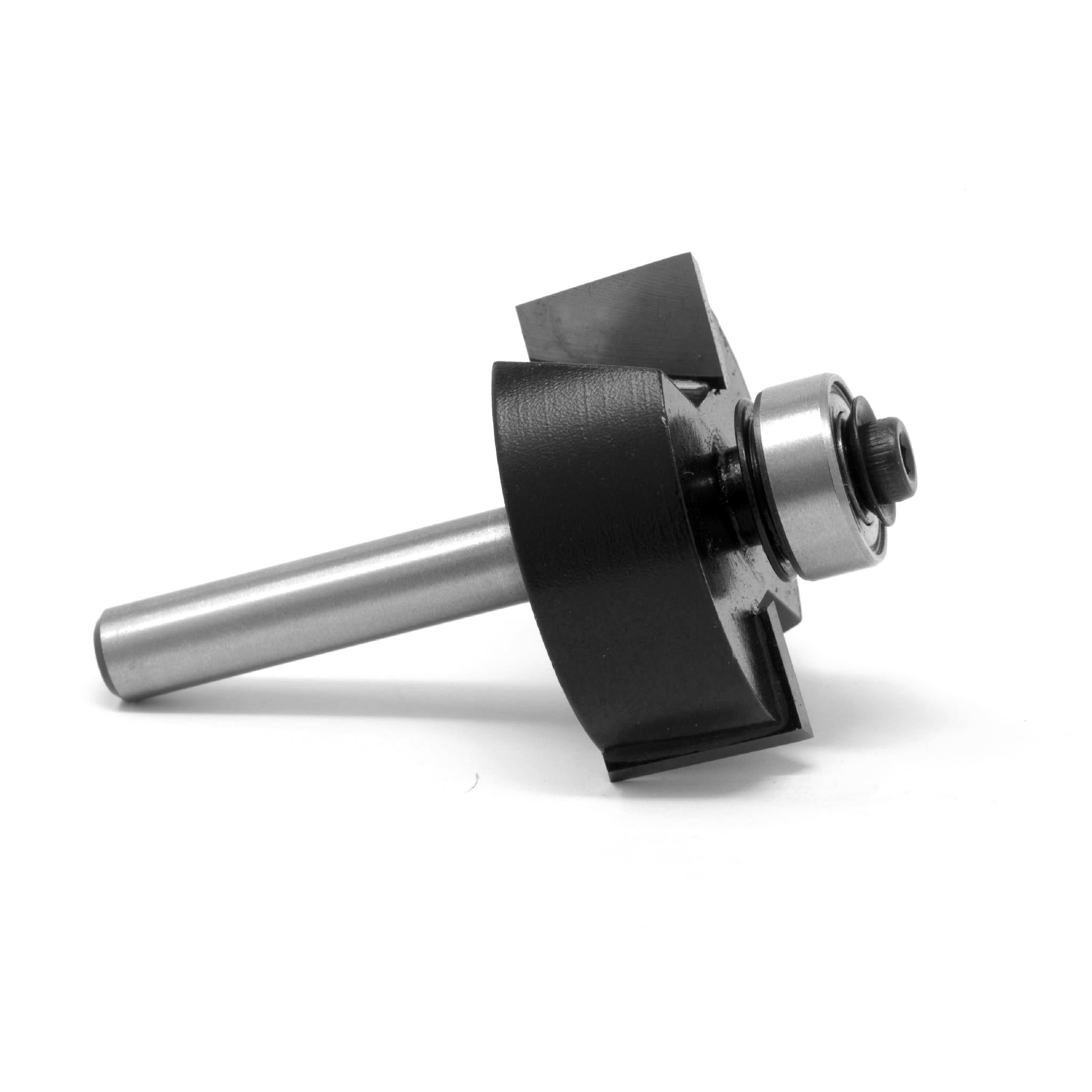 WEN RB701RA 1-1/4 Inch Rabbeting Carbide Tipped Router Bit with 1/4-Inch Shank - Perfect for Woodworking, Cabinet Making, and DIY Projects