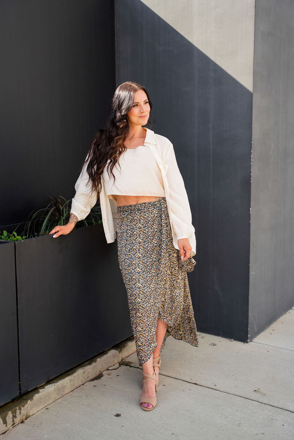 Little Lies Button Down Shirt for Women - Stylish Casual Blouse for Office, Date Night & Everyday Wear