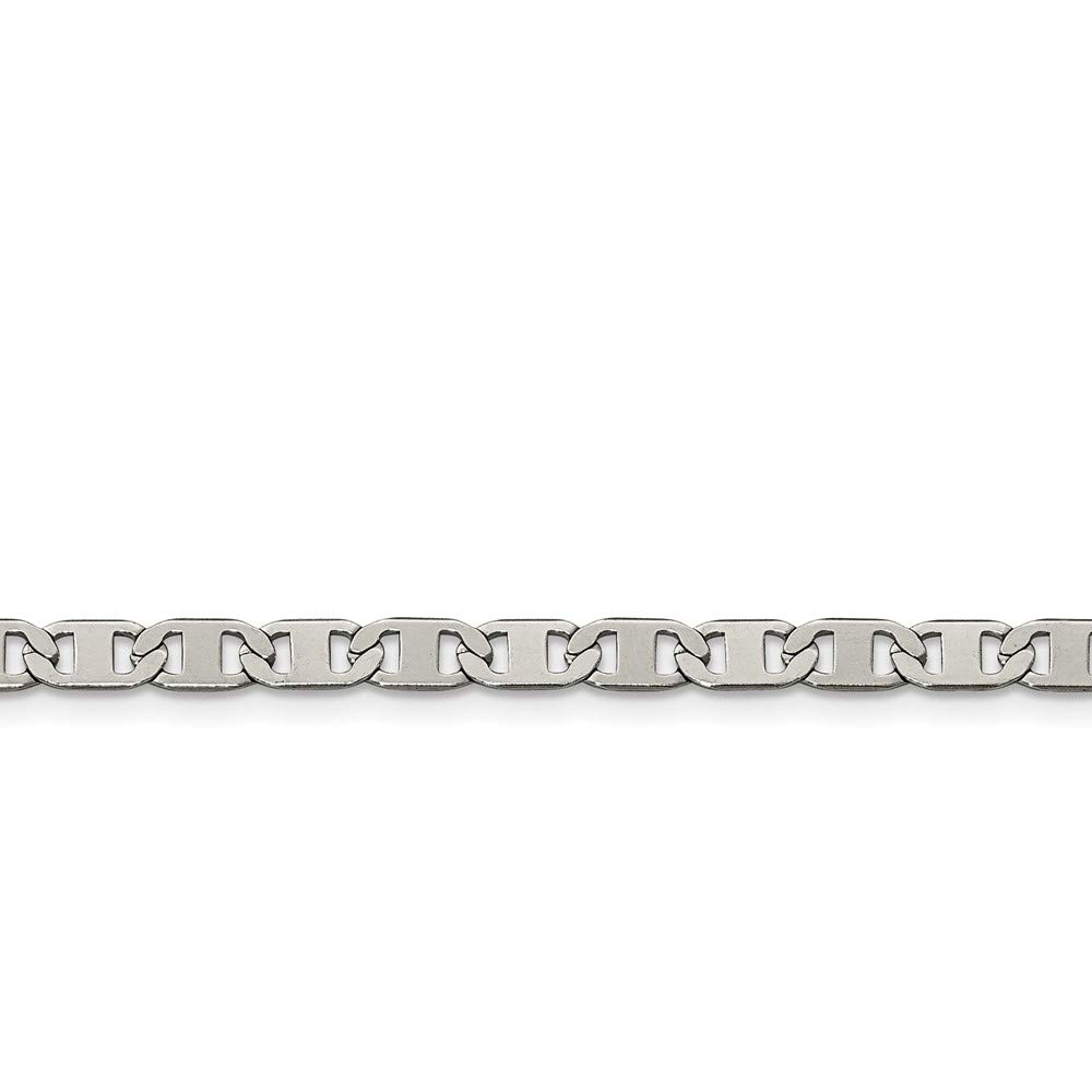 Stainless Steel Anchor Chain Necklace - 18 Inch 5mm Width, Durable & Hypoallergenic Jewelry for Women & Men | Perfect for Everyday Wear, Gifts, and Nautical-Themed Outfits