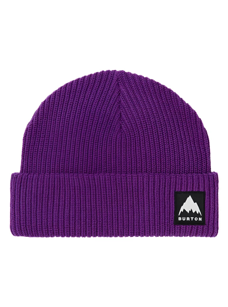 Burton Recycled VT Beanie 2025 - Eco-Friendly Winter Hat for Men & Women - Warm Fleece Lined Skull Cap for Skiing, Snowboarding & Outdoor Activities