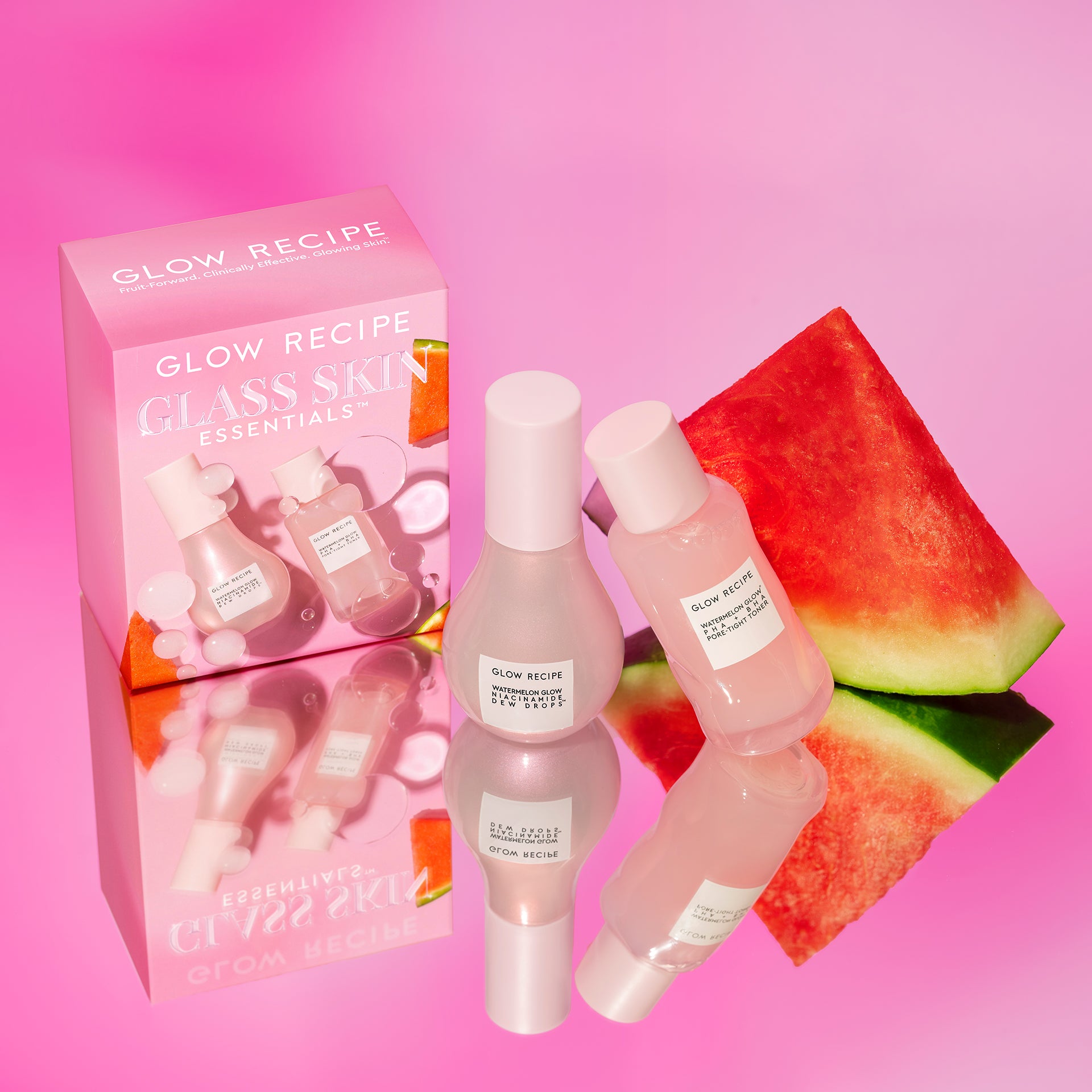 Glass Skin Essentials Kit - Korean Skincare Set for Dewy Glow | Hydrating Toner, Serum & Moisturizer | Perfect for Daily Routine & Nighttime Skincare