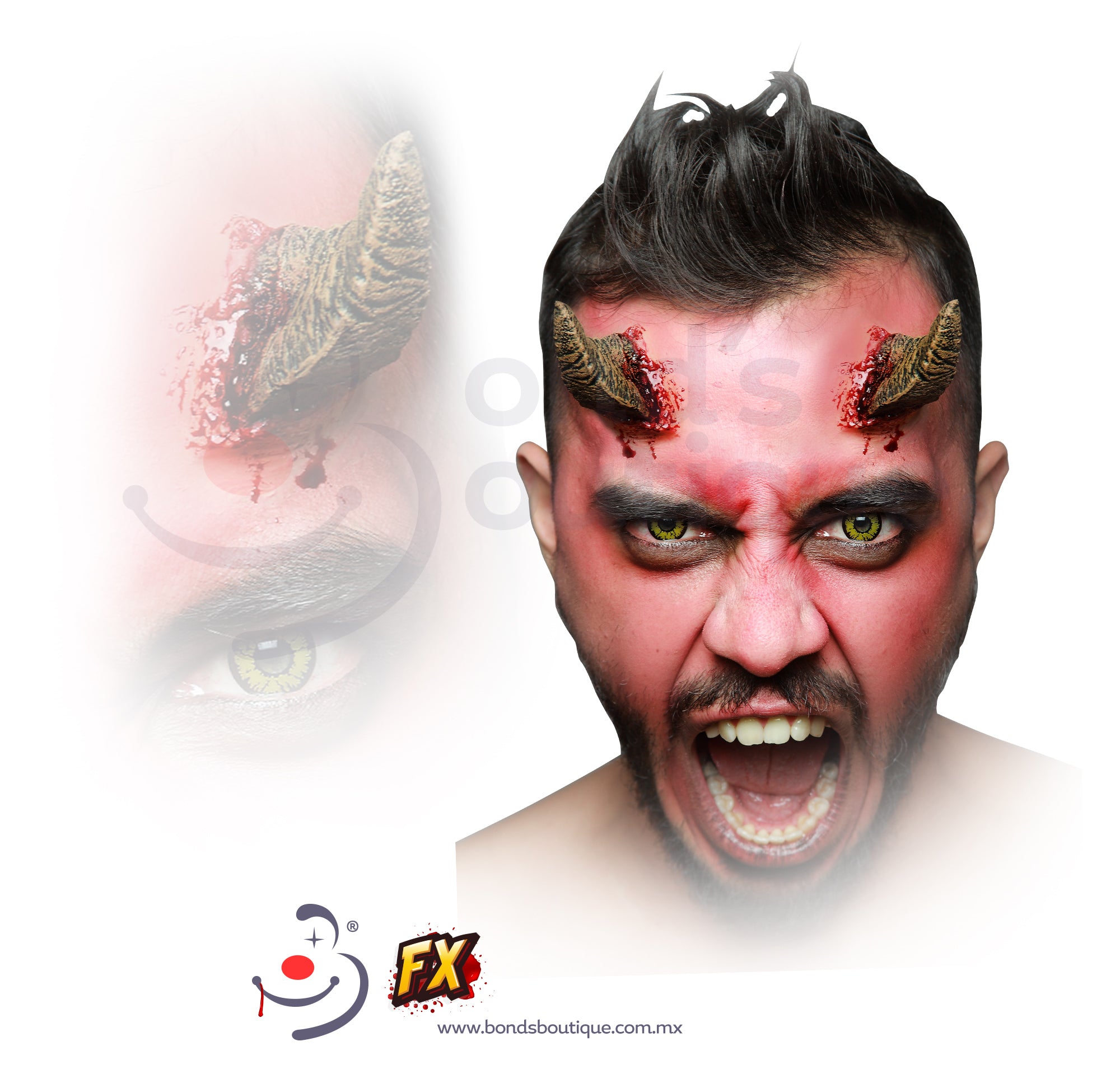 Gothic Demon Horns Headband - Perfect for Halloween Costumes, Cosplay, and Themed Parties