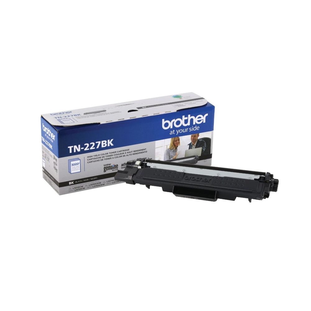 Brother TN-227BK High Yield Black Toner Cartridge - Compatible with Brother Printers - Perfect for Home Office & Business Printing Needs