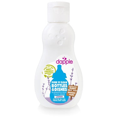 Dapple Dish Liquid - 89ml | Plant-Based Baby Bottle & Dish Soap | Safe & Effective Cleaning for Baby Bottles, Pacifiers & Toys