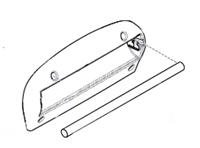 Midmark 647 Ea Paper Roll Holder -9A423001 | Replacement for Dental & Medical Exam Room Supplies
