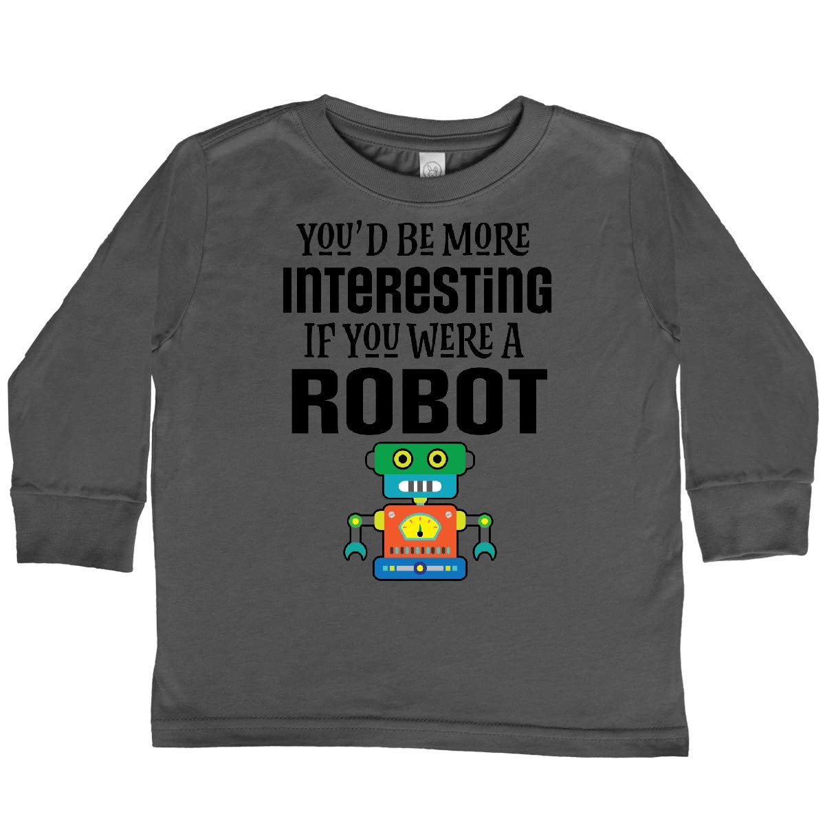 Inktastic Robotics Club Funny Robot Joke Toddler Long Sleeve T-Shirt - Cute Science & Tech Themed Shirt for Kids, Perfect for STEM Events & School Activities