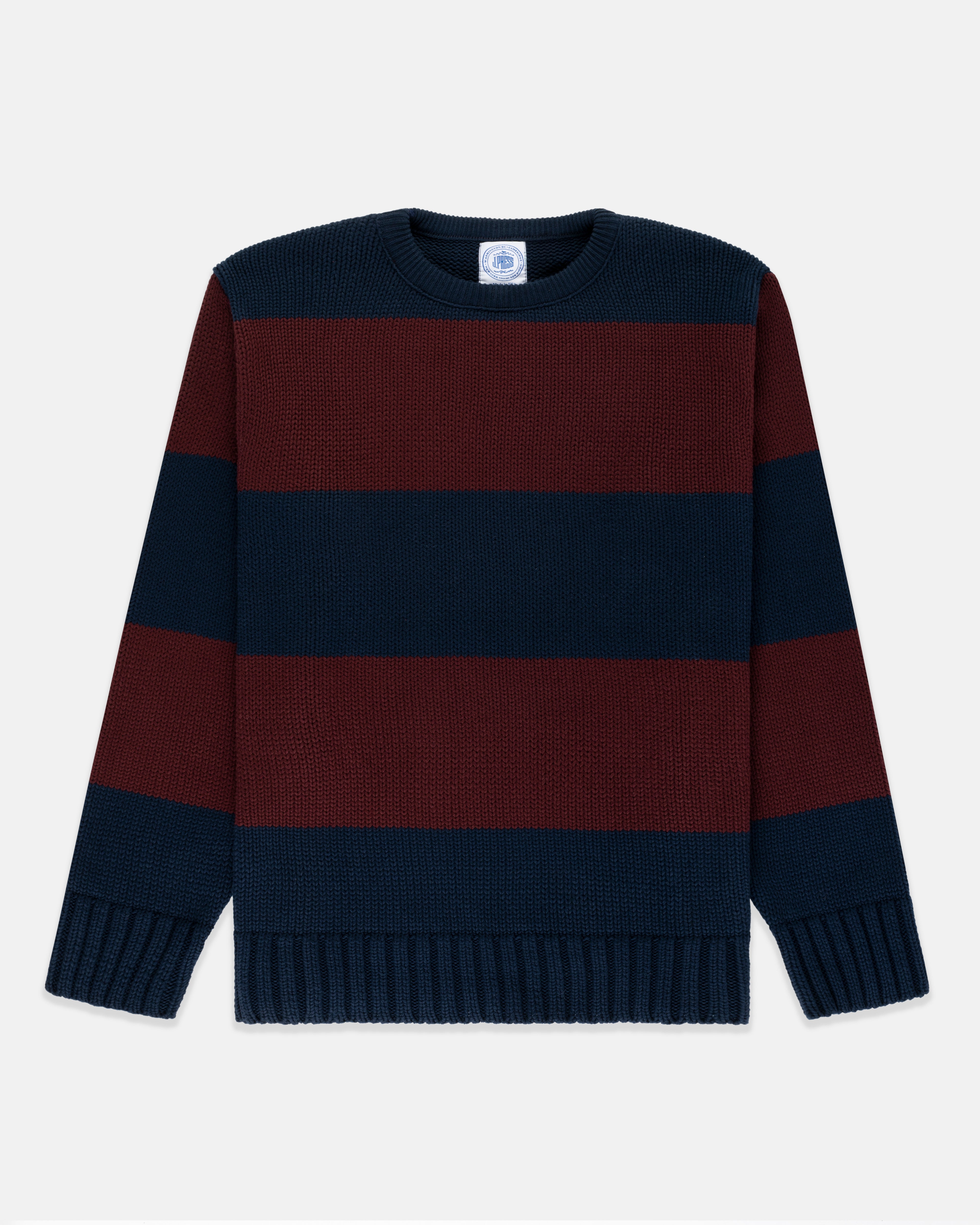 Chunky Cotton Stripe Sweater for Women - Soft & Cozy Oversized Knit Pullover - Perfect for Fall & Winter Outfits, Casual Wear, and Layering