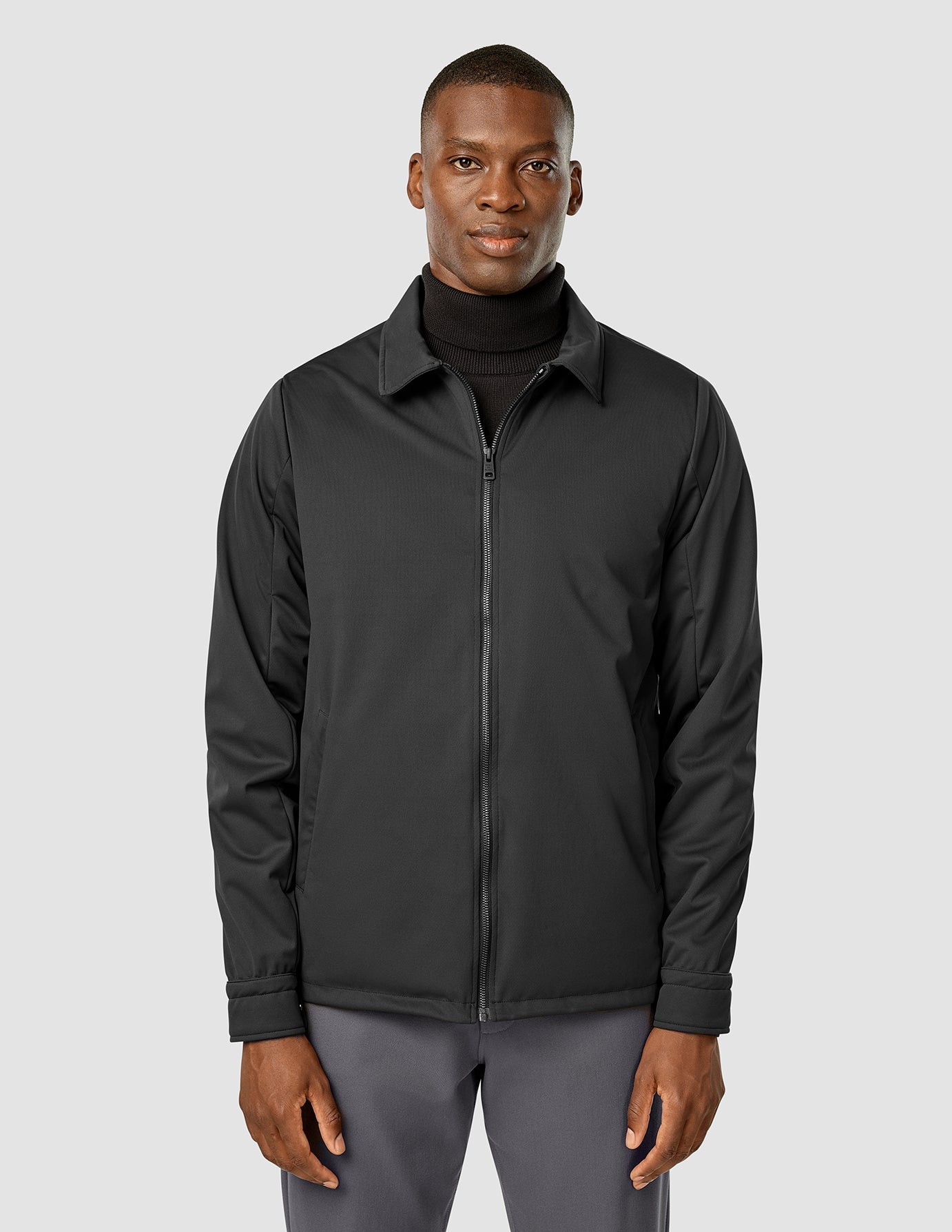 Premium Black Elements Jacket - Lightweight Waterproof Windbreaker for Outdoor Hiking, Camping & Travel | Men's & Women's All-Weather Jacket