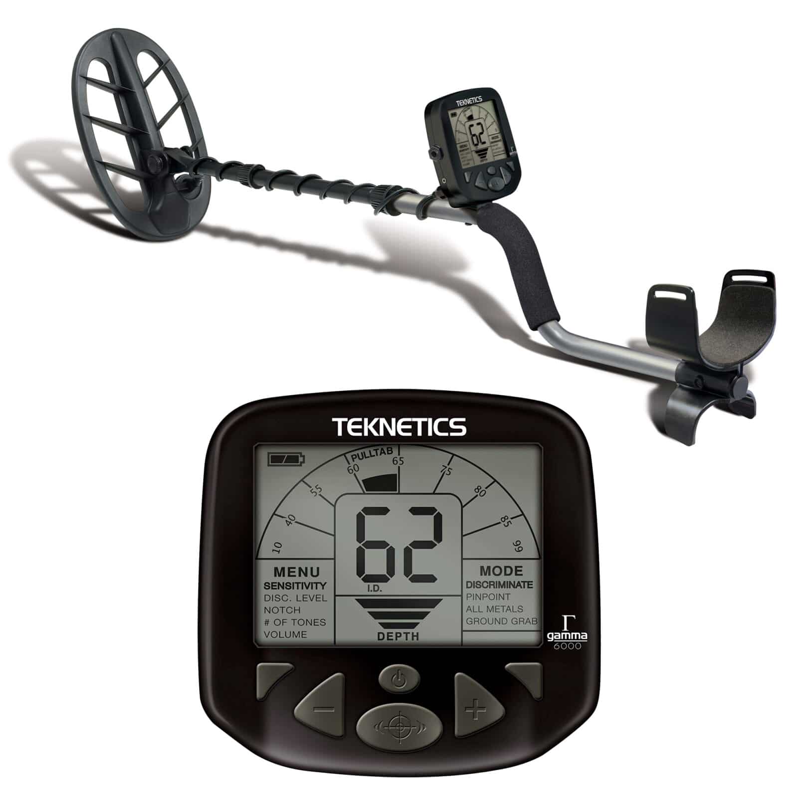 Teknetics Gamma 6000 Metal Detector with 11