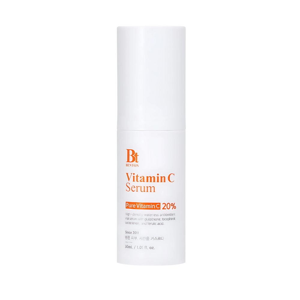 BENTON Vitamin C Serum 30ml - Brightening & Anti-Aging Facial Treatment for Glowing Skin | Day & Night Skincare Routine | Perfect for Dry, Oily & Combination Skin Types