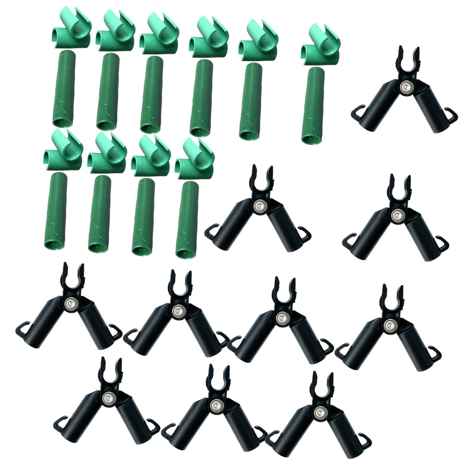 Greenhouse Trellis Connector Clip - 11mm Joint Pipe for Gardening & Awning