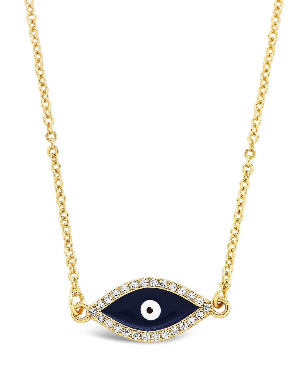 Evil Eye Pendant Necklace - CZ & Enamel Protection Charm Jewelry for Women - Perfect for Gifts, Daily Wear & Spiritual Protection