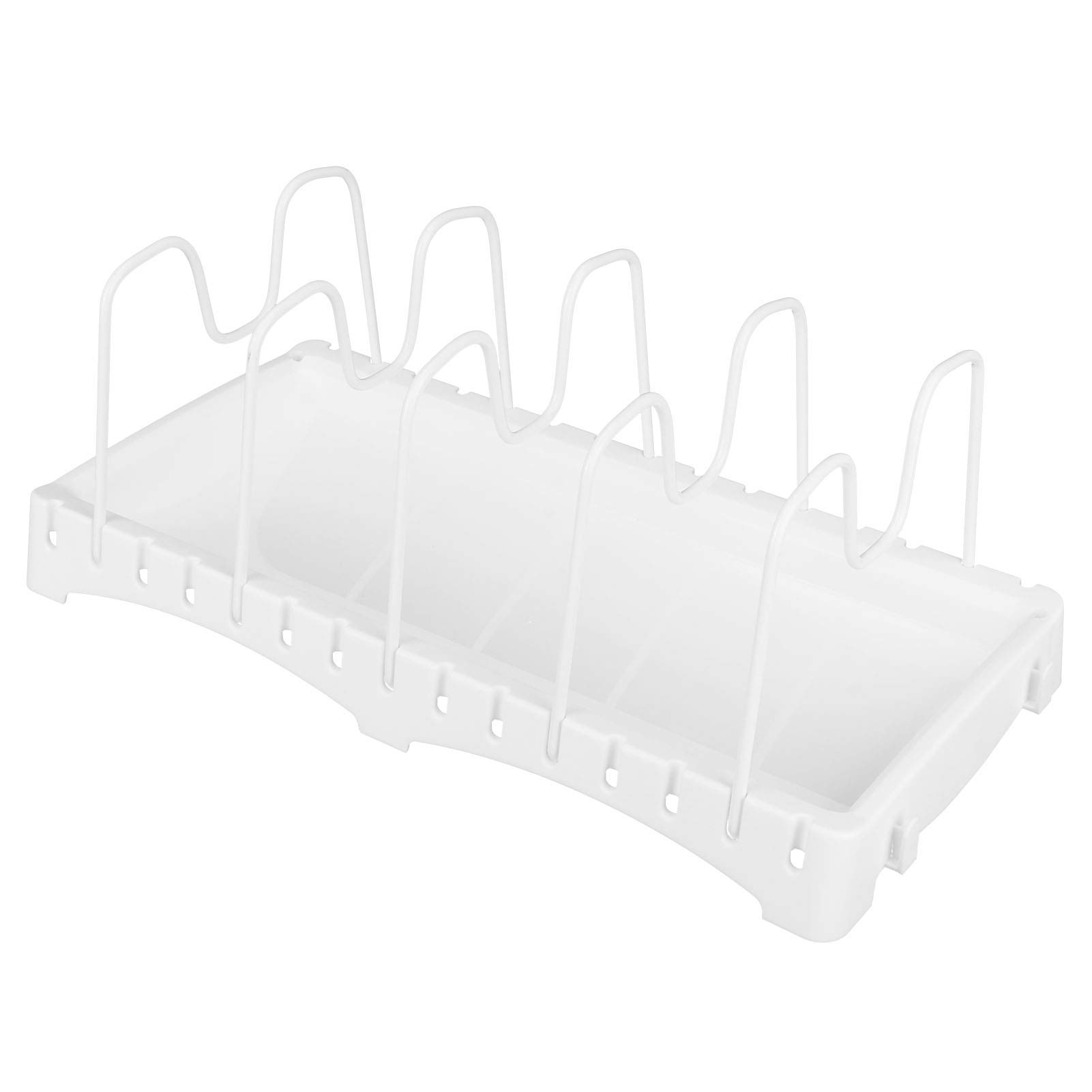 Pot Lid Rack & Cutting Board Holder - Space Saving Kitchen Organizer for Home Cooking