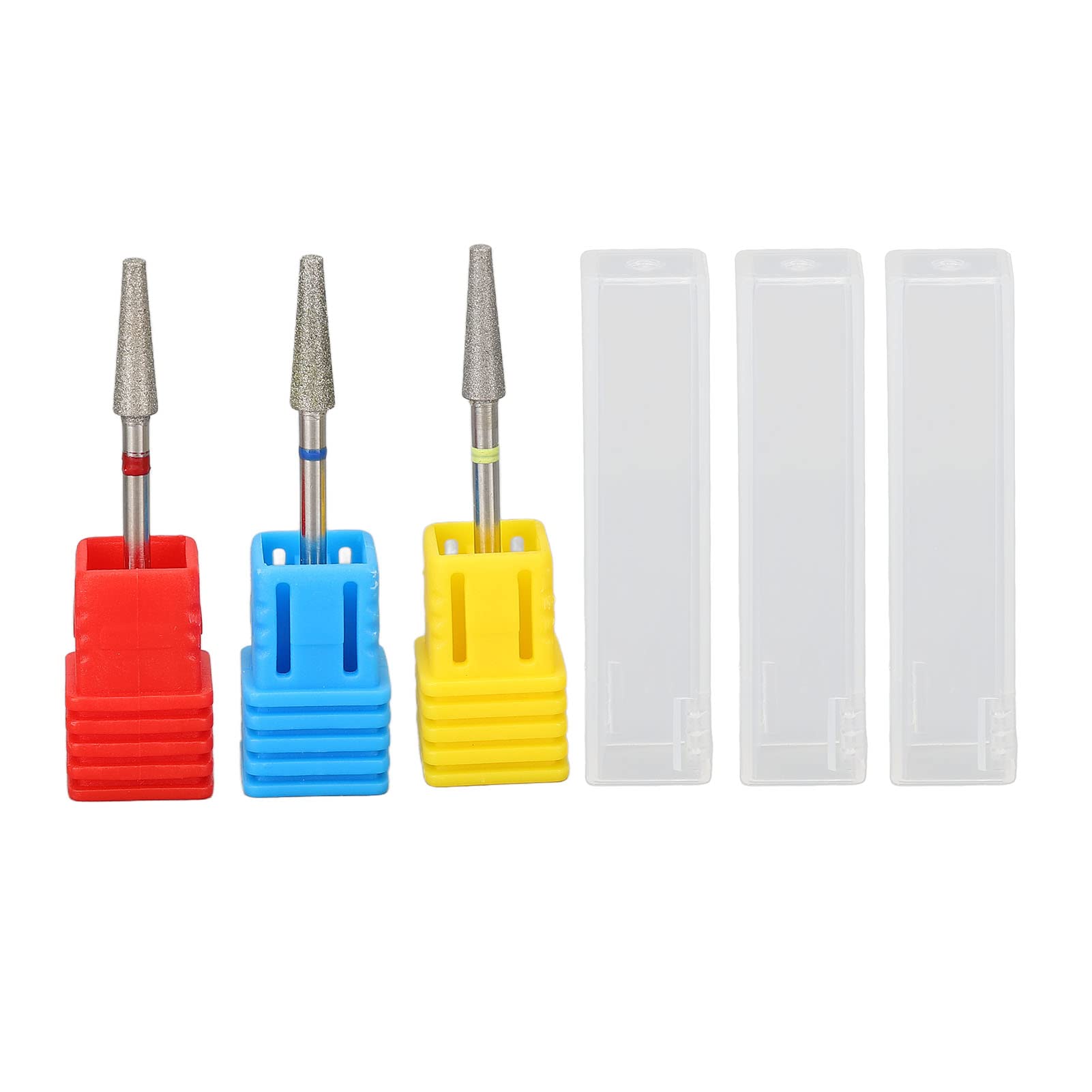 ANGGREK 2-Way Rotating Tungsten Steel Nail Drill Bits - Professional Electric Nail File Replacement Heads for Manicure & Pedicure | Gel Polish Removal | Perfect for Salon & Home Nail Care