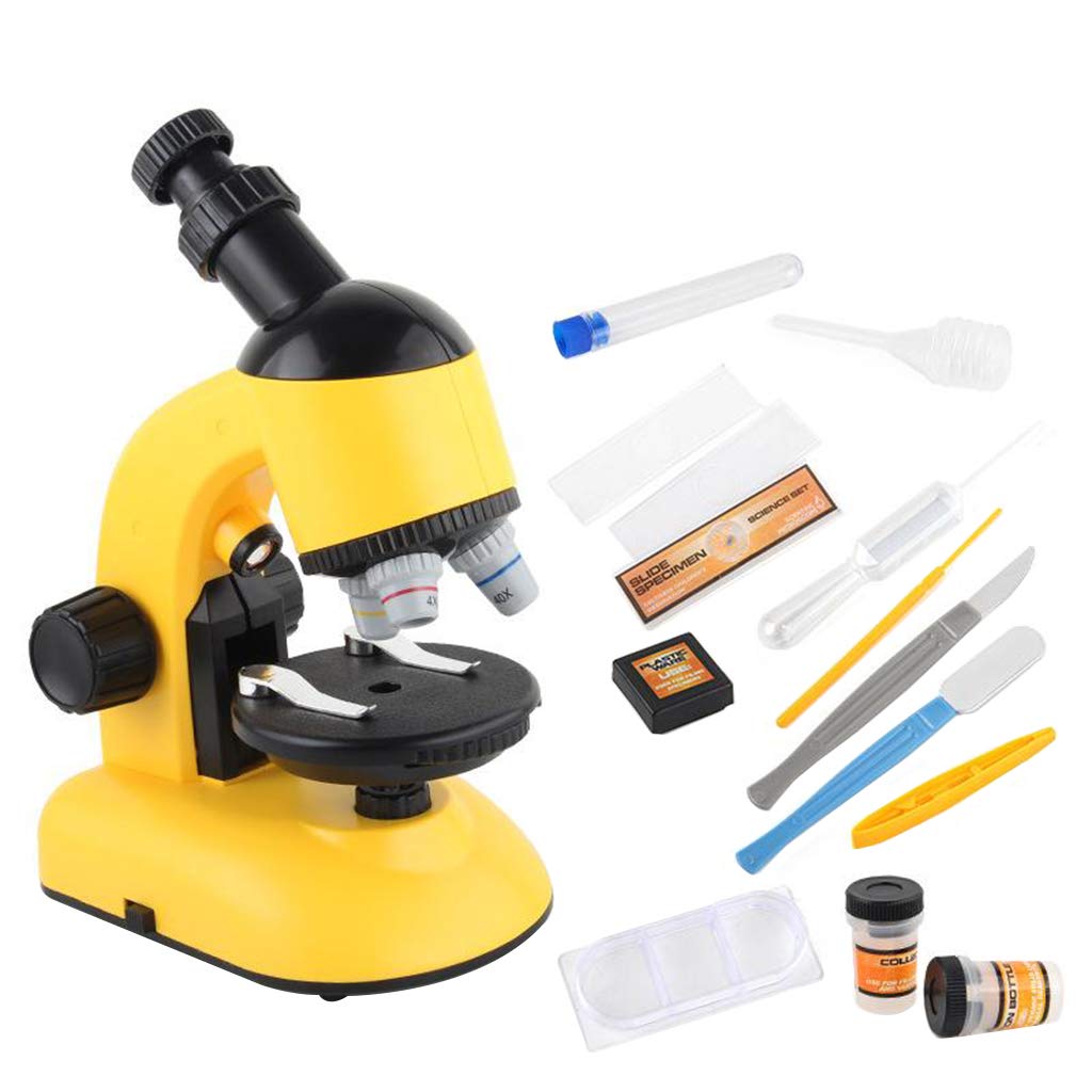 YIJU Interactive Learning Toys with Magnification - Educational STEM Toys for Kids Ages 3-8 Years Old (Yellow) - Perfect for Classroom, Homeschool & Early Childhood Development