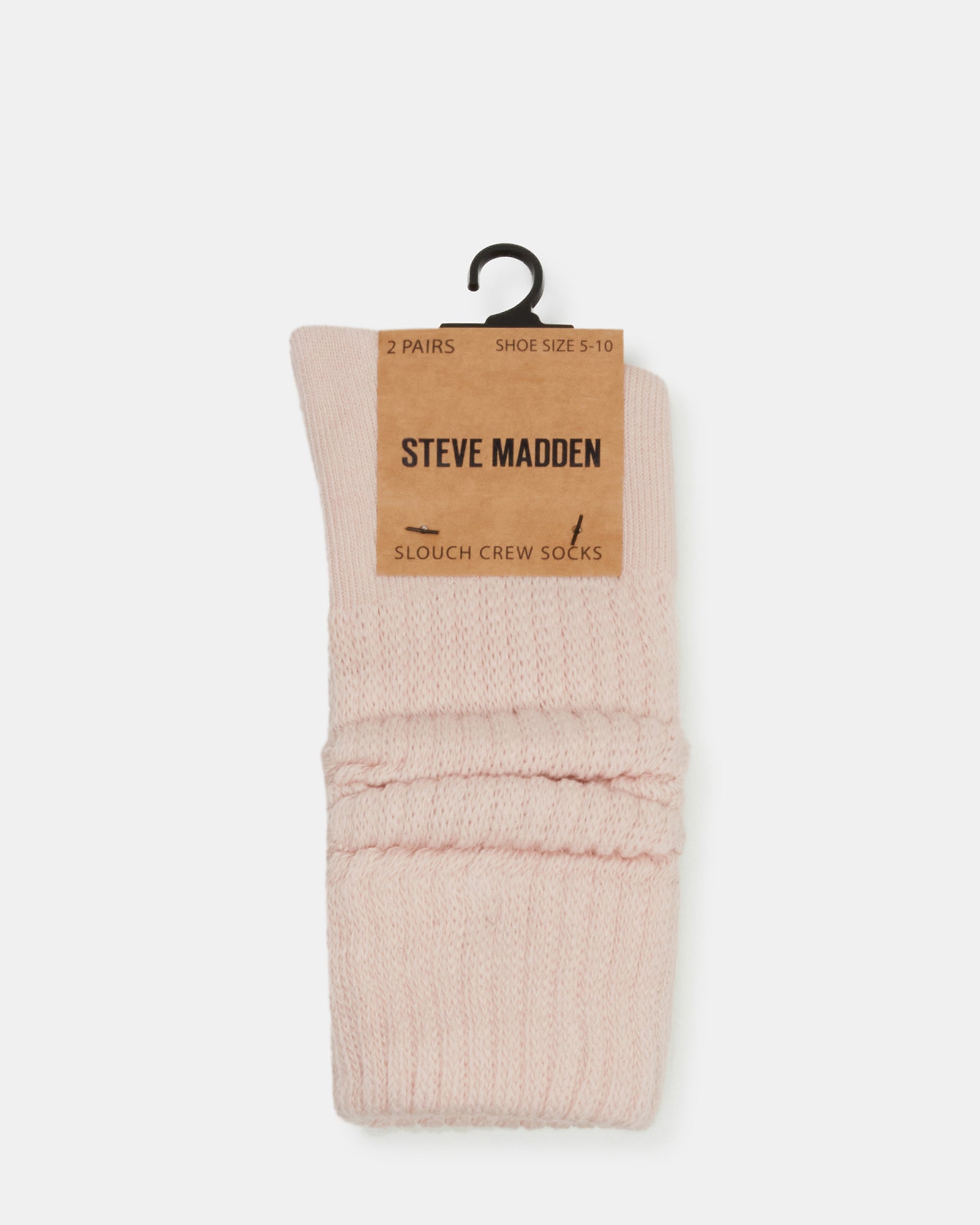 2 Pack Slouchy Crew Socks for Women - Soft Blush Multi Color Casual Socks - Perfect for Everyday Wear, Lounge, Gym & Fashion Outfits