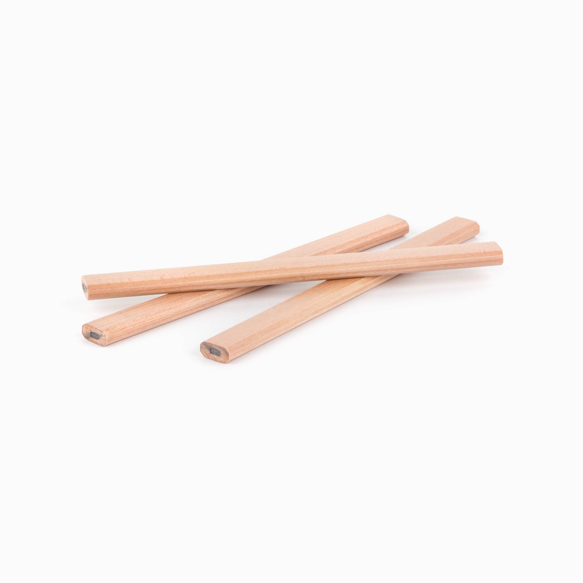 Premium Natural Lacquered Carpenter Pencils - 12 Pack Woodworking Pencils for Marking & Measuring - Ideal for Carpentry, Construction, and DIY Projects