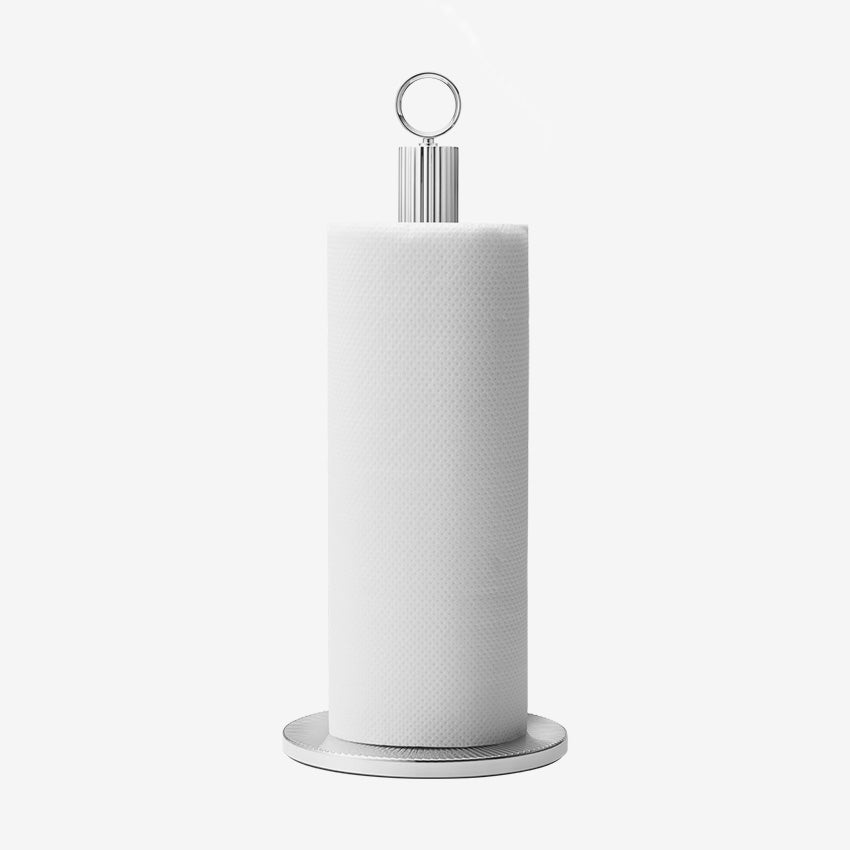 Georg Jensen Bernadotte Stainless Steel Paper Towel Holder - Elegant Kitchen Organizer for Modern Homes & Restaurants